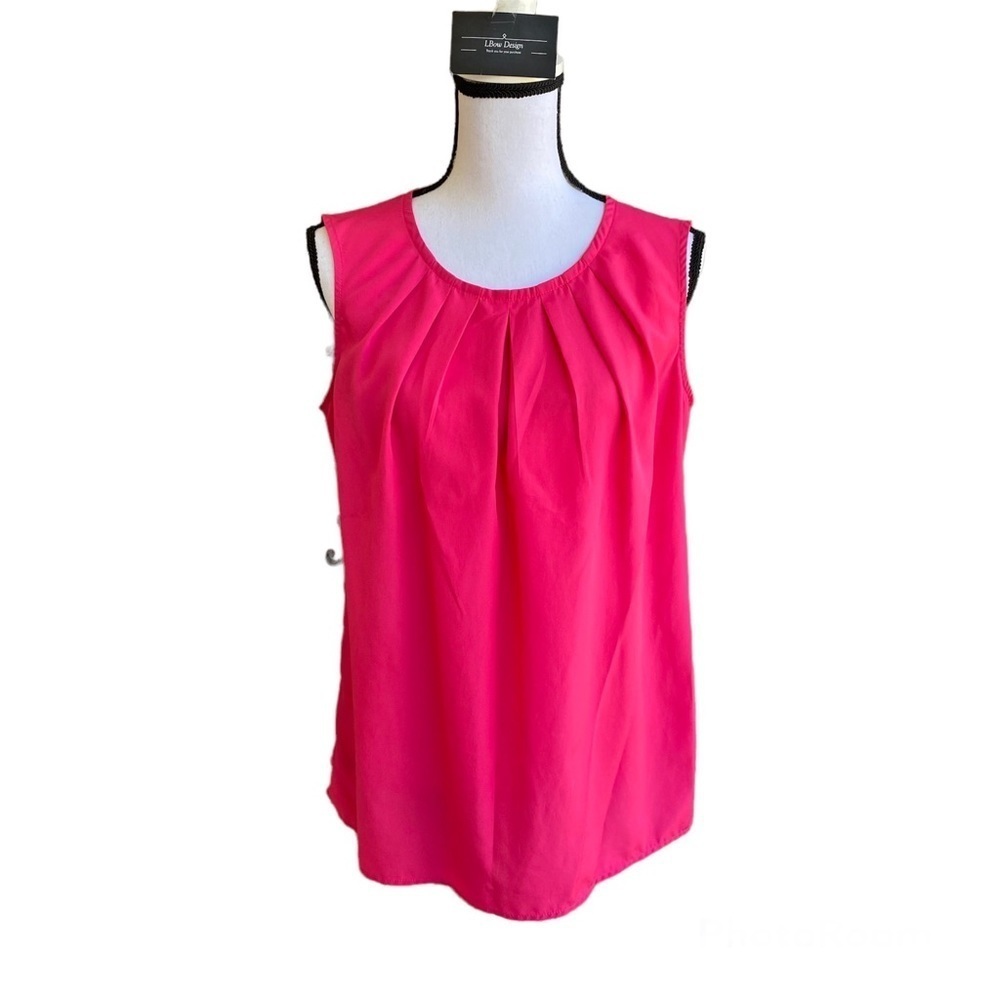 Merona Pink Sleeveless Blouse Size Large